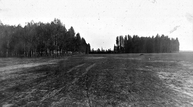 Zona de El Parque en León donde se situaría la plaza de toros y zona de 'paseos' durante la Guerra Civil. Foto: Archivo de Evelia Salgado facilitada por la Fundación Banca Fernández-Llamazares.