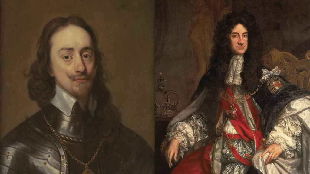 RetratoS de Carlos I (1640) y Carlos II (1685)