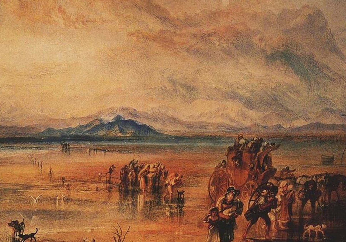 Aquel verano de frío y tormentas influyó en las pinturas de Turner, como está de 1817 ABC