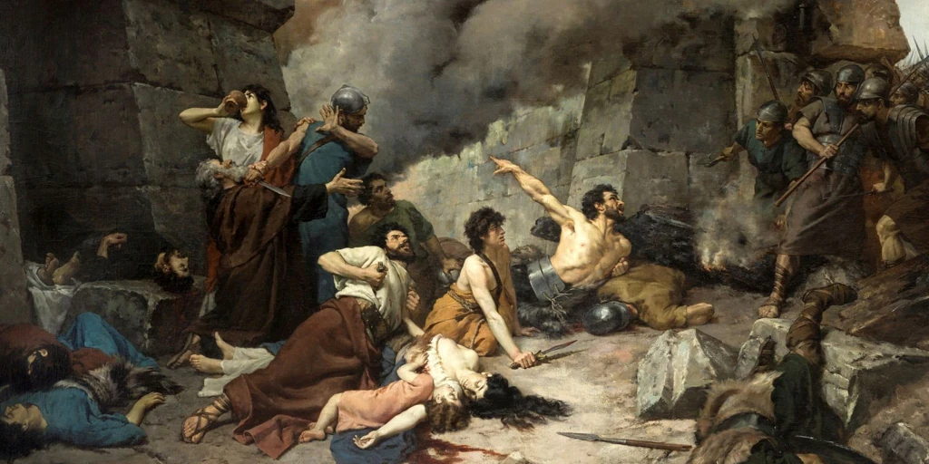 El último día de Numancia (1881), de Alejo Vera ABC