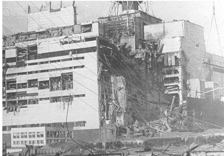 La central nuclear de Chernóbil, el 26 de abril de 1986