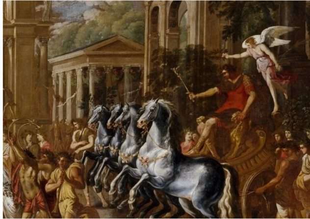 Entrada de Vespasiano en Roma