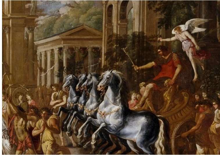 Entrada de Vespasiano en Roma